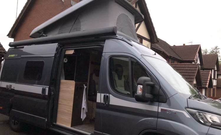 The Van – 4 berth Hymer campervan from 2018