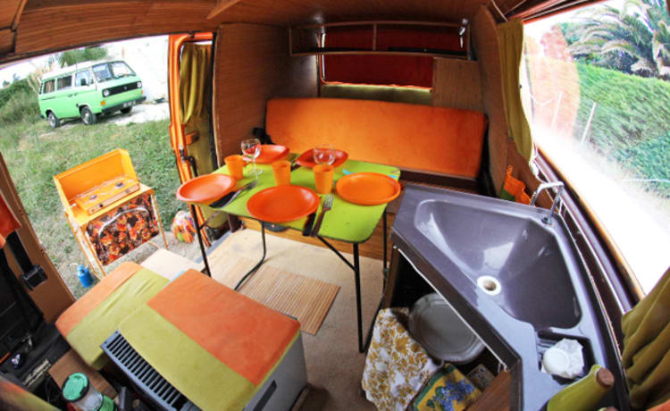 Shultz – Combi VW T25 T3 5 Pers Fitted Van - Oléron Island - Aircooled