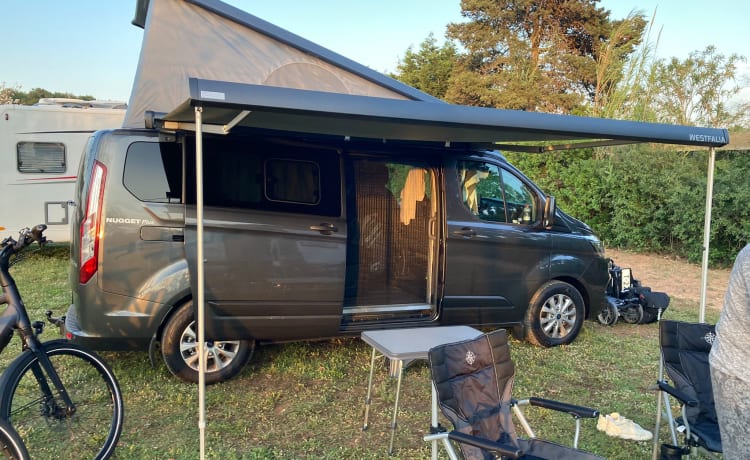 Nugget – Ford Nugget Plus 2023 with pop-up roof