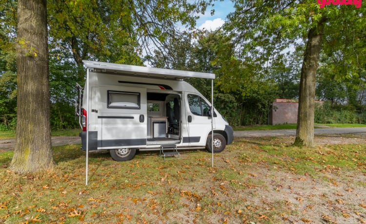 Peugeot Boxer L1H2 buscamper, perfect om er snel tussenuit te gaan.