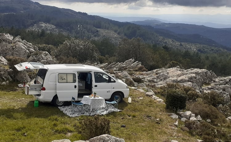 VAN BOB – HYUNDAY - VANTASTIK VERHUURCAMPERVAN