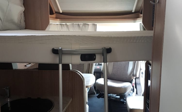 Droomcamper – Lusso e nuovo Camper Carado T449 (Hymer) con letto matrimoniale