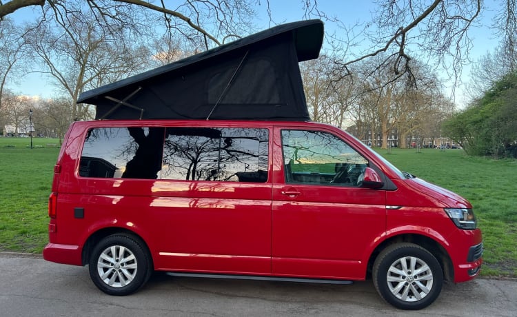 Ruby – 4-persoons Volkswagen campervan uit 2017