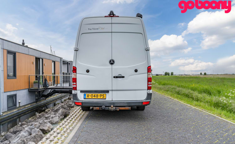 Luxe Buscamper – Merc. Benz Sprinter 2p Aut. en Airco 