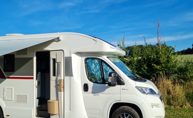 Camping-car merveilleusement spacieux