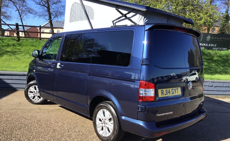 4 berth Volkswagen campervan from 2014