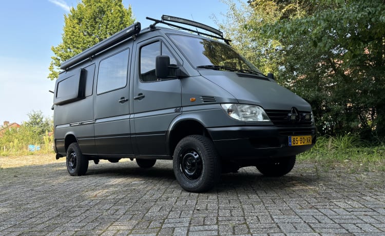 4p Mercedes-Benz campervan uit 2002