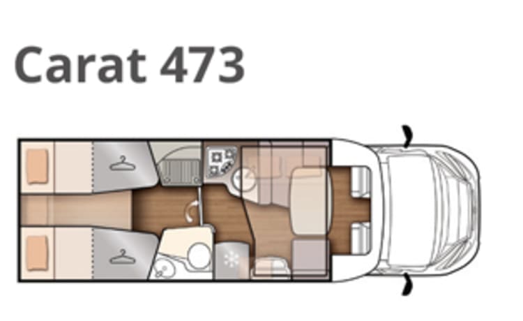 BRANDING – McLouis Carat 473 Automaat | 2023 | 5 persoons