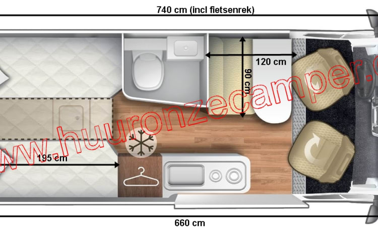 Rolmaatje – Beautiful Roller Team Livingstone bus camper (2.5p) for rent