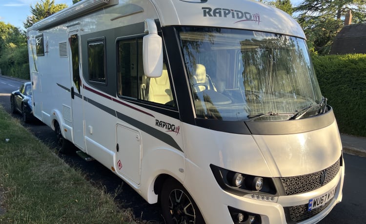 Dougie – Luxury spacious 4 berth Rapido motorhome - wild camping ready