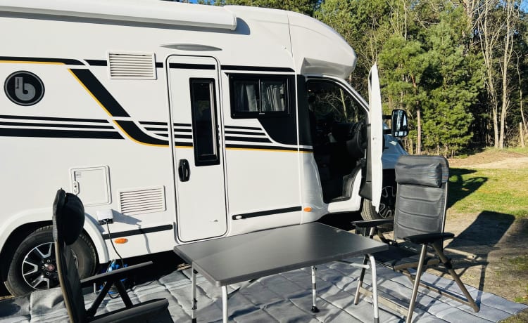 3. BelAmi – Mobil-home de luxe Benimar Mileo 268 à louer / tout compris !