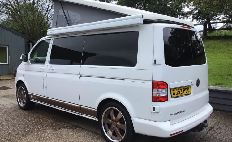 4 berth Volkswagen campervan from 2013