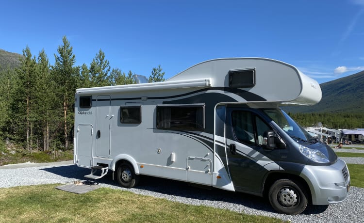 De Glucksmobil! – Alcova camper familiare per 6 persone