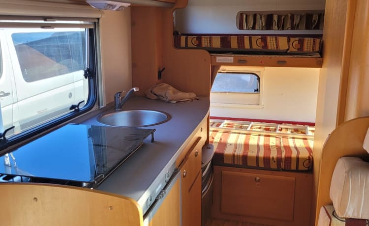 Coster kids camper  – 6p Fiat alcove 