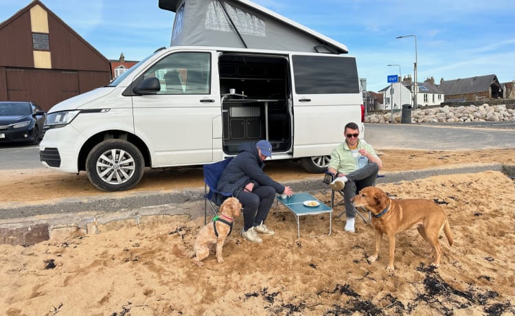 Corrie – 4-persoons Volkswagen campervan uit 2021