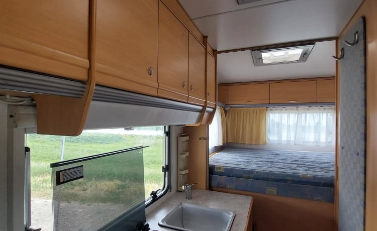 Fiat Ducato Weinsberg alkoof camper 6 persoons