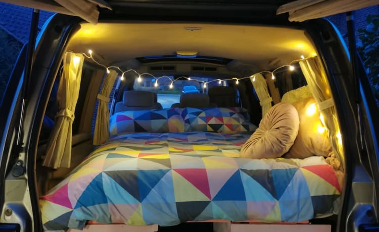 The Golden Ticket – *UNIQUE* Nissan Homy modern retro campervan for the simple life