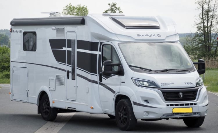 Camper Sunlight T69L – Luxe Sunlight camper voor 2 tot 4 personen