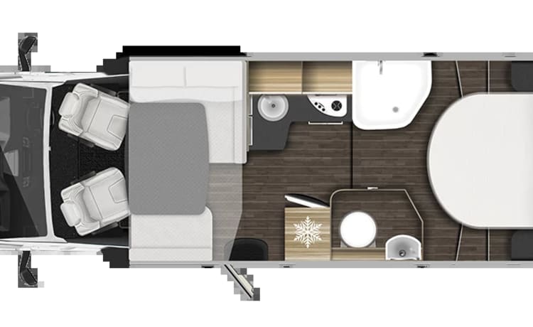 Inverness - Highlands – NIEUW Luxe camper met 5 slaapplaatsen