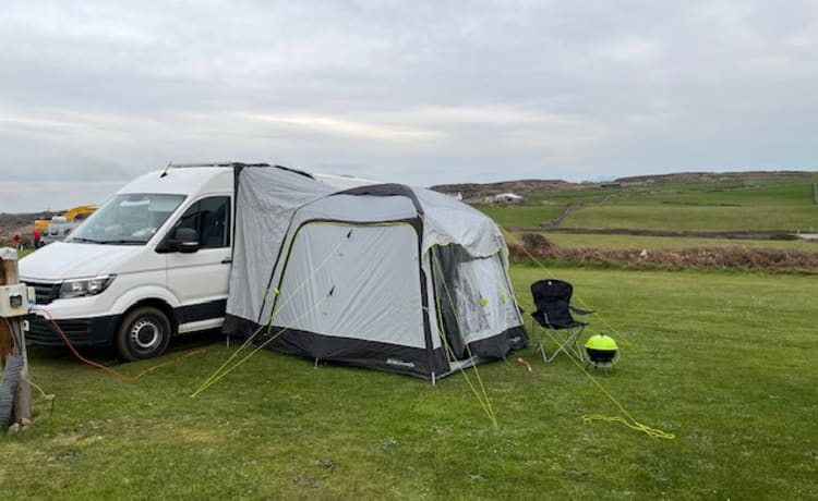 Megeve – VW LWB Crafter Campervan Conversion (As won on VannyCampers)