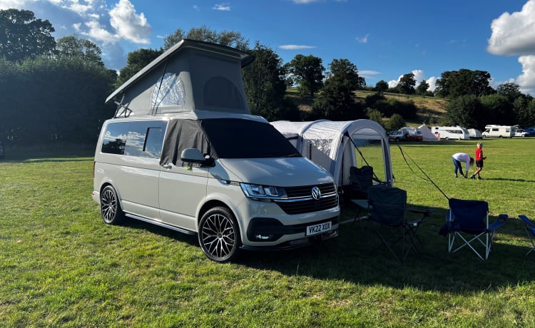 4 Schlafplätze Volkswagen T6.1 Camper 2022