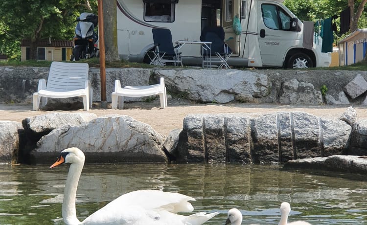 Beau camping-car de luxe et compact (6,40 mètres) avec tout ce que vous souhaitez...