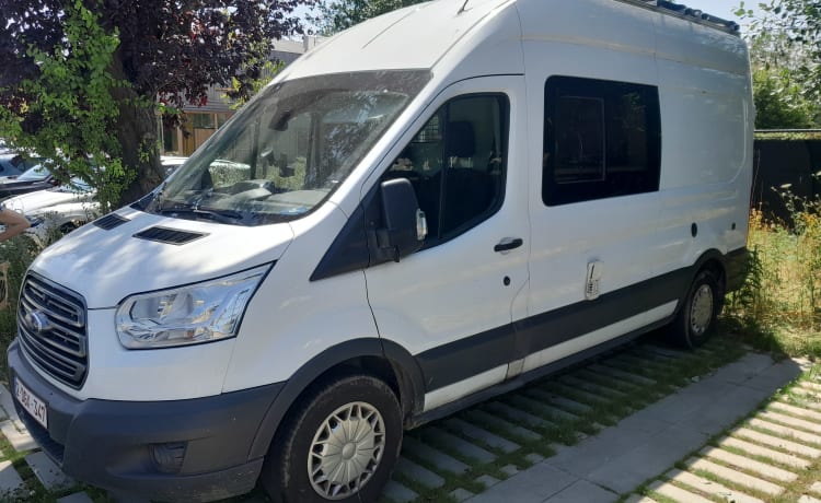 Findus  – caratteristico Ford Transit autocostruito (3 persone)