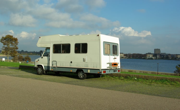 Camping-car Peugeot spacieux avec alcôve