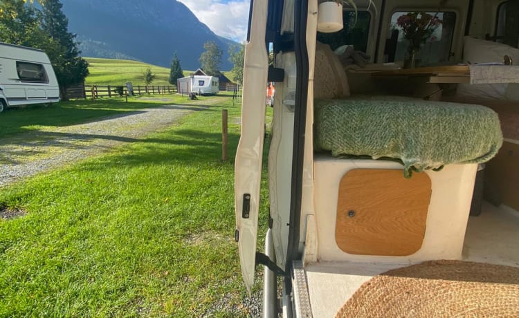 FORDJE Vintage – Ford Vintage, Buscamper mit Innenausstattung aus Holz