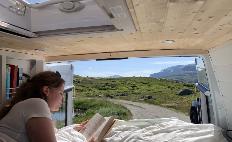 Bianca – Atmospheric, adventurous bus camper for 2 people