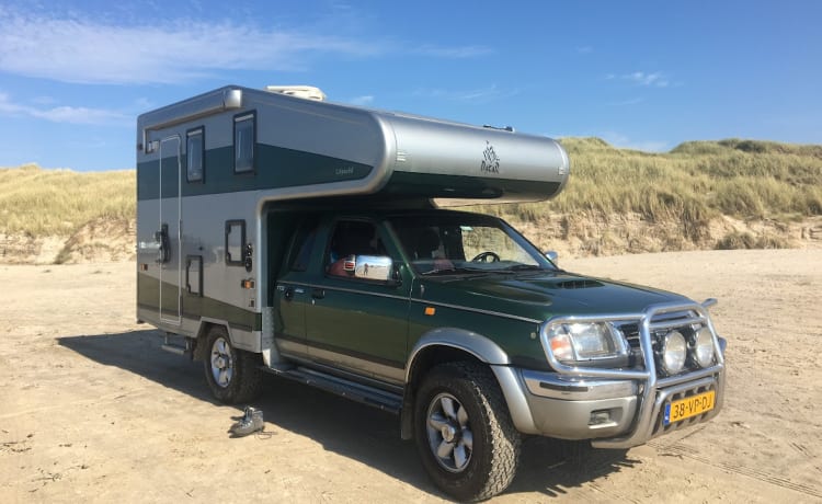 Guus Geluk – Camping-car hors réseau 4x4 robuste pour 2 personnes