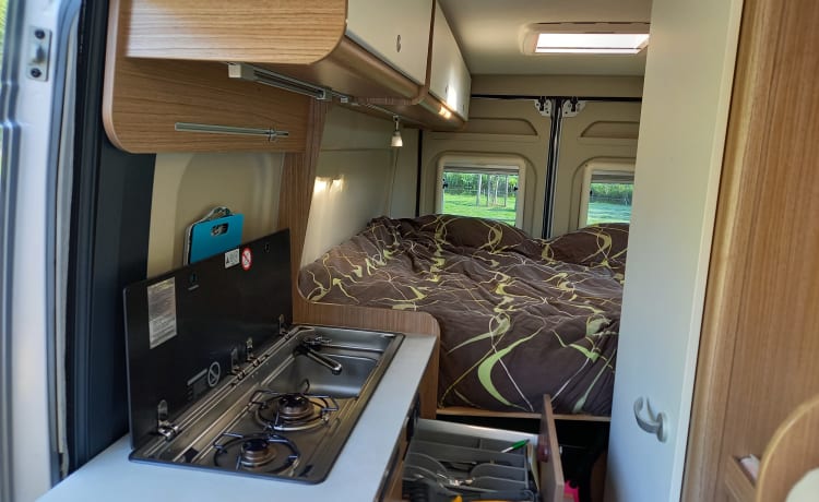 Making beautiful memories with our completely self-sufficient Fiat Ducato