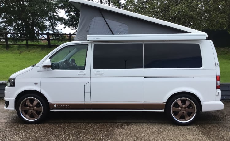 4 berth Volkswagen campervan from 2013