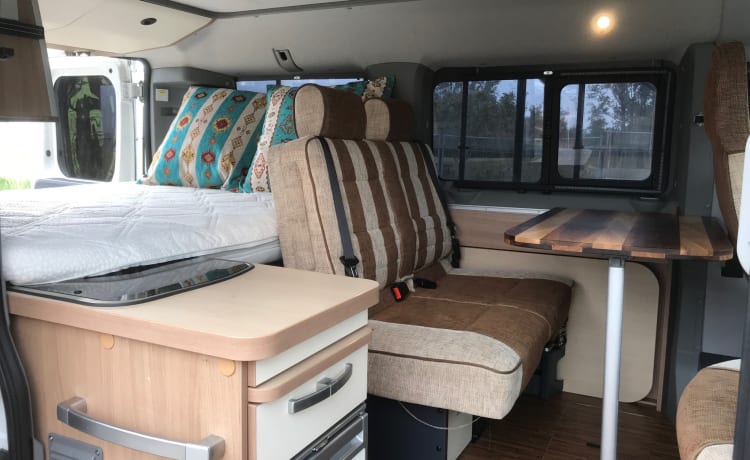 Burstner  – Fiat Ducato Burstner camper bus 4 people