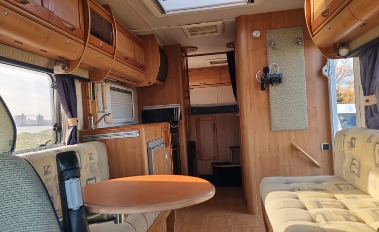 The big one  – 6 berth Autotrail bus from 2005,insurance,included