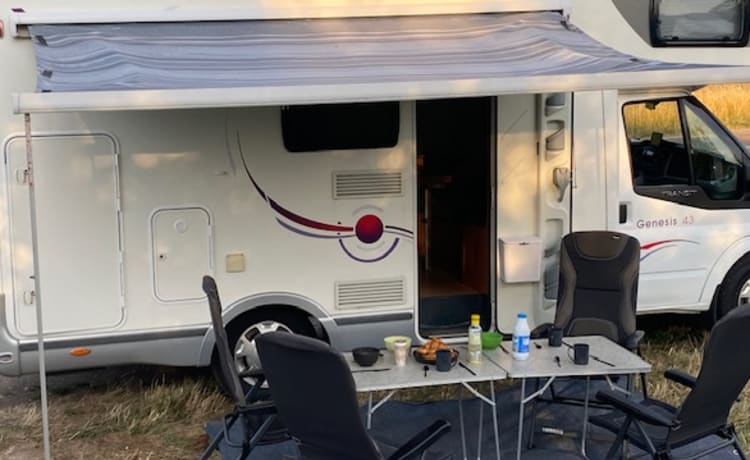 ELVIS – CAMPING AUTOVERHUUR 6 PLAATSEN AIRCONDITIONING