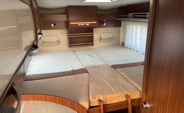 Hymer Exsis 562 - Letti singoli - Aria condizionata - Letto basculante - Cruise Control