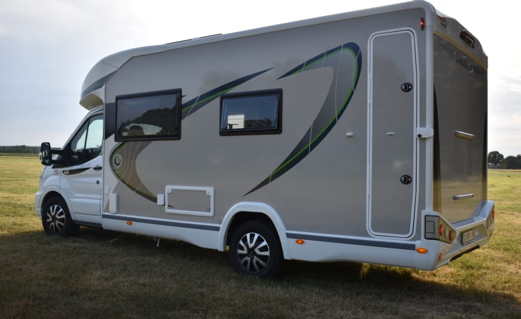 Nieuwe 4-persoons mobilhome Chausson