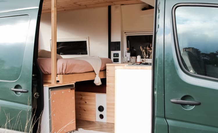 Highlander – Autobus camper veloce, fresco e accogliente!