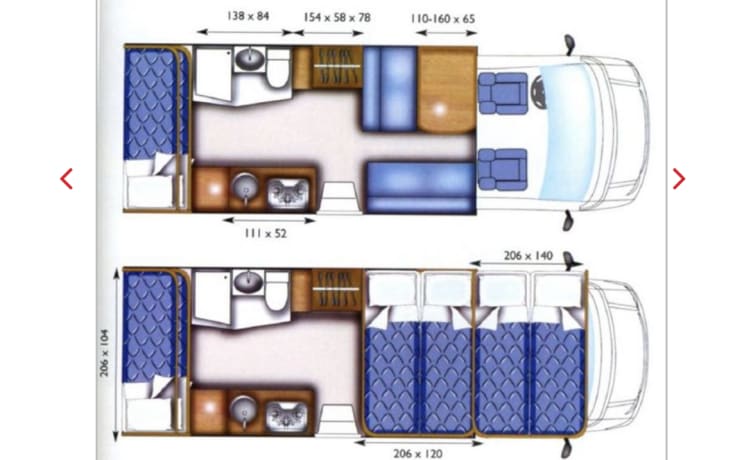 Kentucky  – Wohnmobil 6p 135 PS