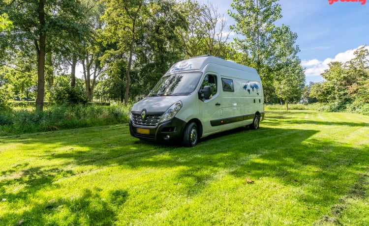 ORBIS – 2p Renault bus uit 2018 Reiskoffer gebouwd voor gemak. 