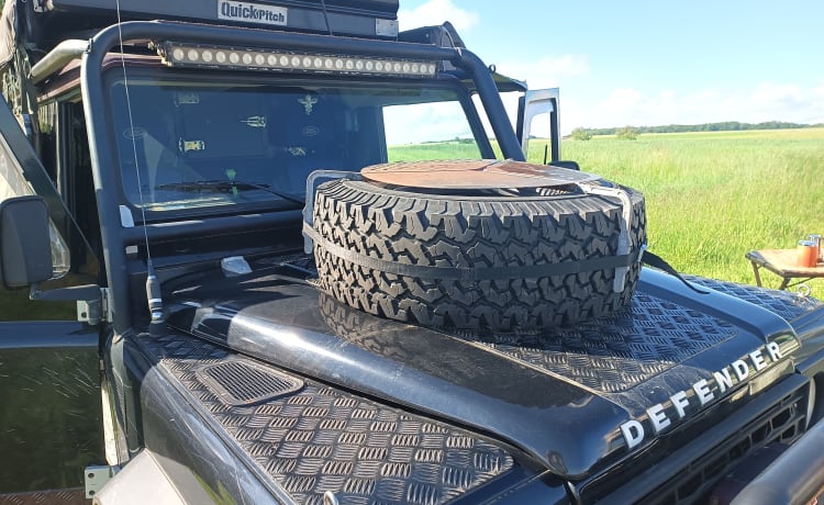 Land Rover rooftop uit 2001 2 persoons