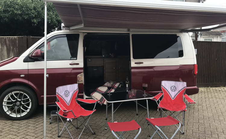 Ruby  – 4 berth Volkswagen campervan from 2012