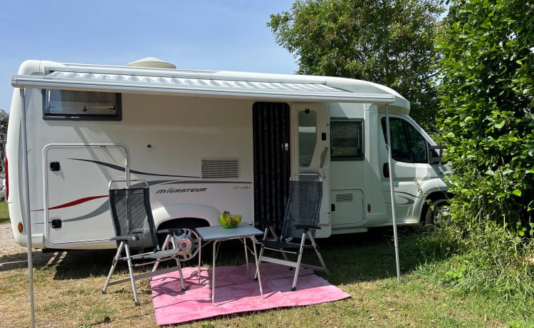 Camper familiare Fiat Fleurette 4 posti 130 CV