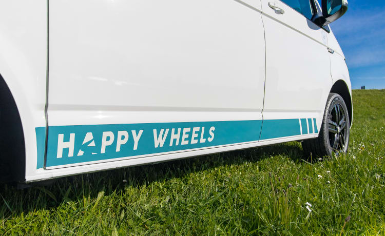 HappyWheel – Volkswagen Transporter T6 - 2019 - 4 pers - EURO 6