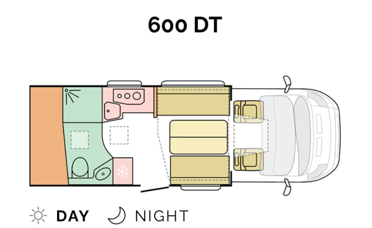 Lamlash – Adria 600 Matrix DT 4 Berth/4 Belts