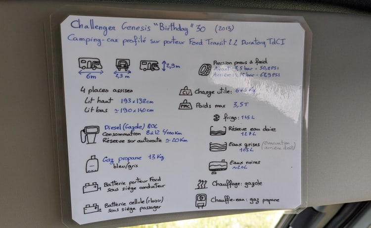 Birthday30 – Camping car Challenger