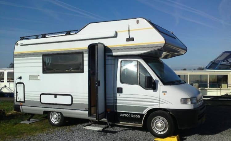 Benimar turbocamper – Fiat Ducato 2,5 turbodiesel goed onderhouden