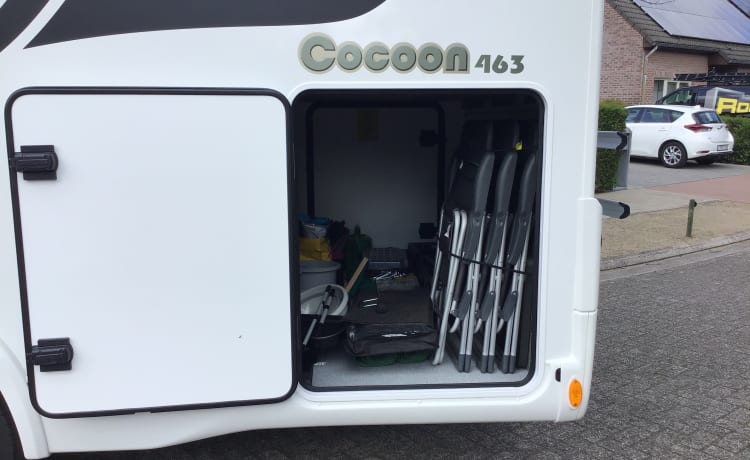 Campermoodz – Nieuwe Benimar Cocoon 463 bouwjaar 2021 5-persoons camper