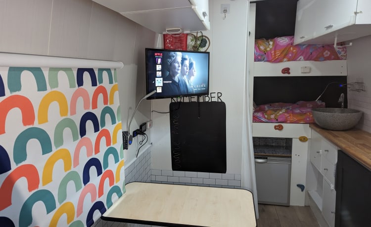 Vannie Annie – Camper adatto alle famiglie con 5 posti letto